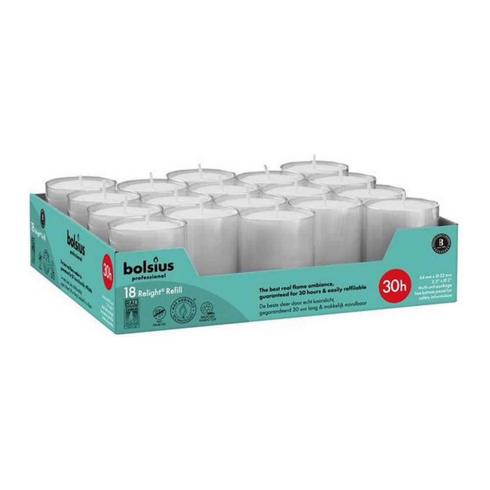 Bolsius  Relight 30 Uur Grijs - 4x 18x