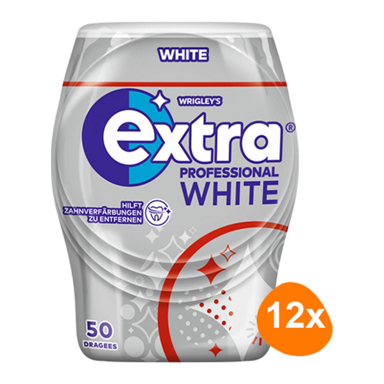 Wrigley's - Extra Professional White - 12x 50 stuks