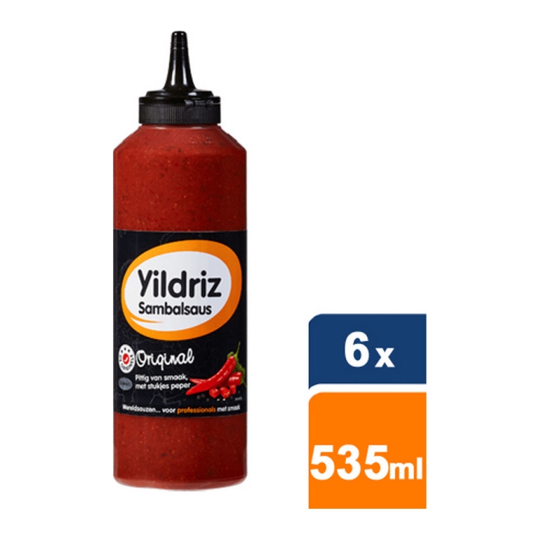 Yildriz - Sambalsaus Original - 6x 535ml