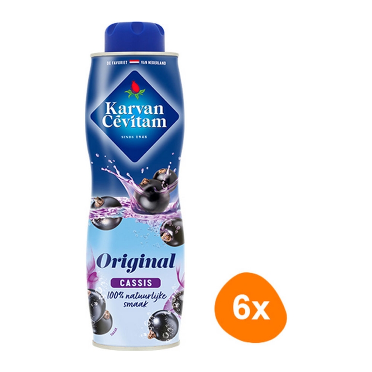 Karvan Cévitam - Cassis - 6x 600 ml