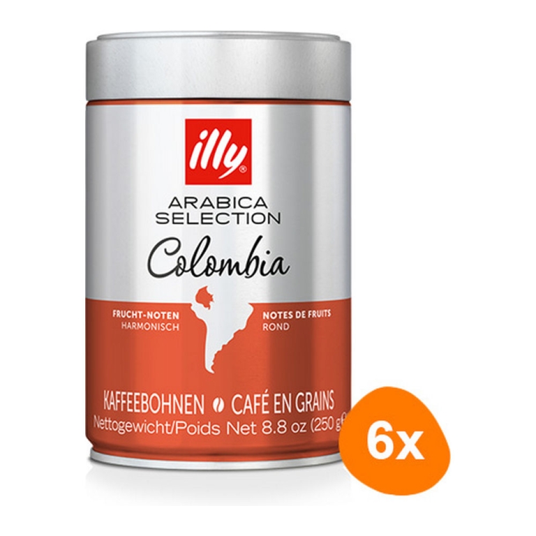 Illy - Arabica Selection Colombia Bonen - 6x 250g