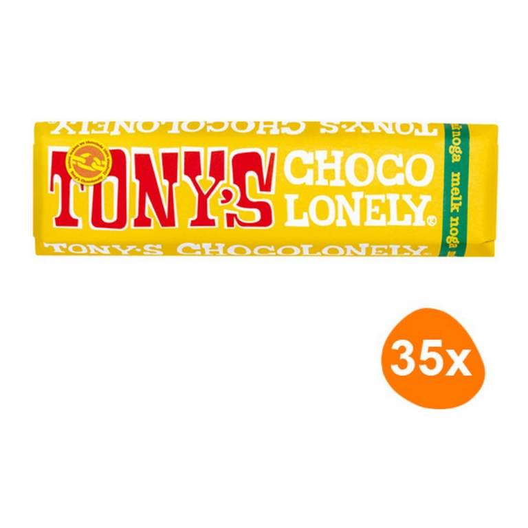 Tony's Chocolonely - Melk Noga - 35x 47g