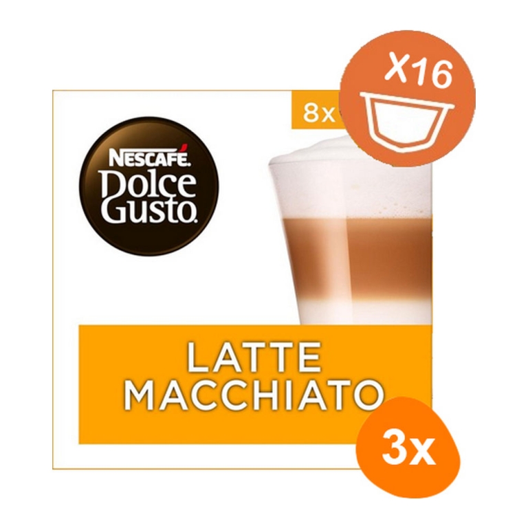 Dolce Gusto - Latte Macchiato - 3x 16 Capsules
