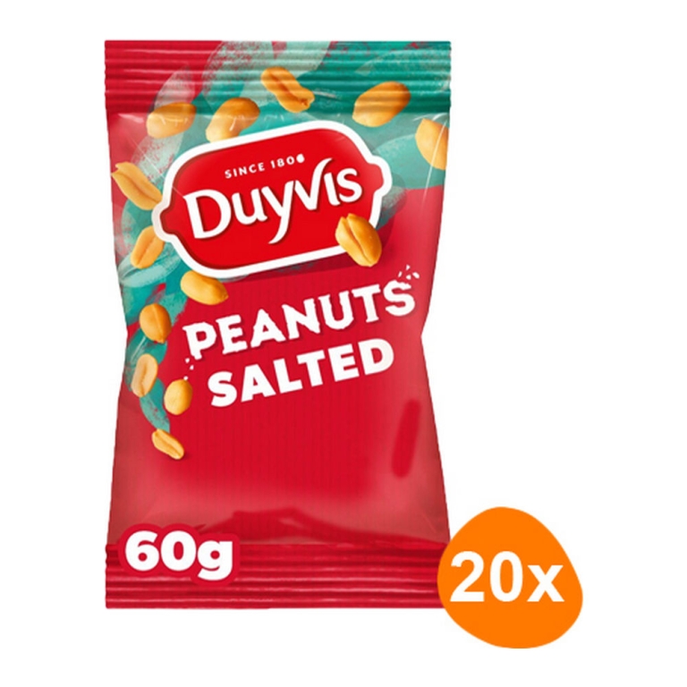 Duyvis - Pinda's Gezouten - 20 Minizakjes