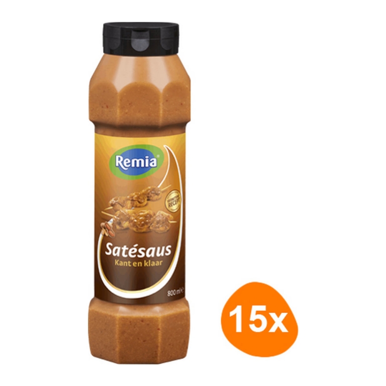 Remia - Satésaus (Kant en klaar) - 15x 800ml