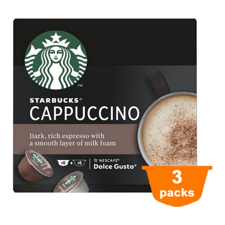 Starbucks - Cappuccino by Nescafé Dolce Gusto - 3x 12 Capsules