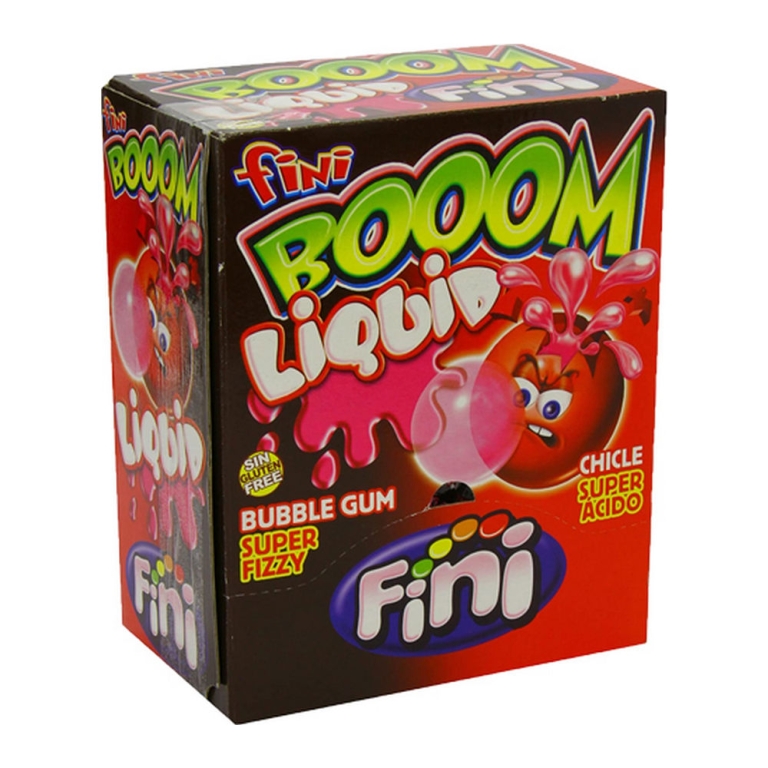 Fini - Booom liquid Bubble Gum Aardbei - 200 stuks