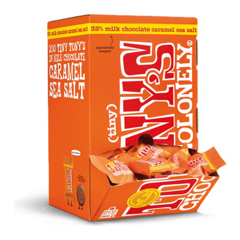 Tony's Chocolonely - Tiny Tony's Melk Karamel Zeezout - 900g