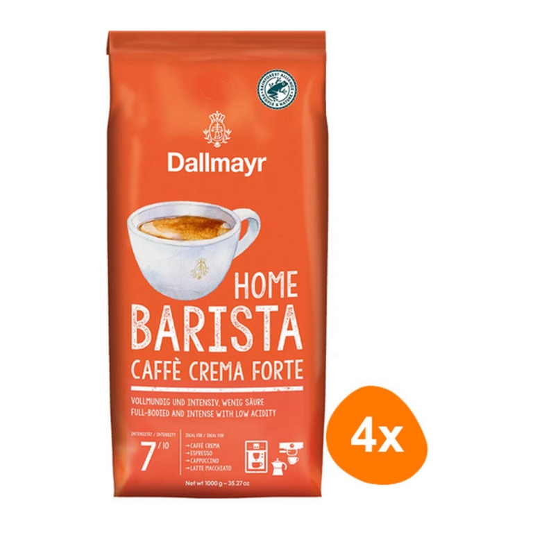 Dallmayr - Home Barista Caffè Crema Forte Bonen - 4x 1kg