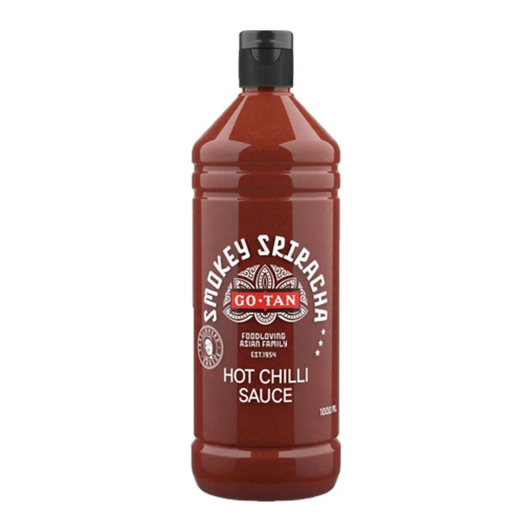 Go-tan - Smokey Sriracha saus - 1ltr