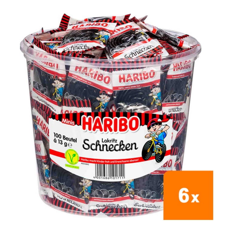 Haribo - Rotella "Drop Jo-Jo's" - 6x 100 Mini zakjes