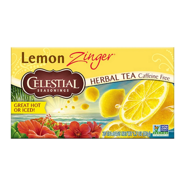  Celestial Seasonings - Lemon Zinger Herbal Tea - 20 Zakjes