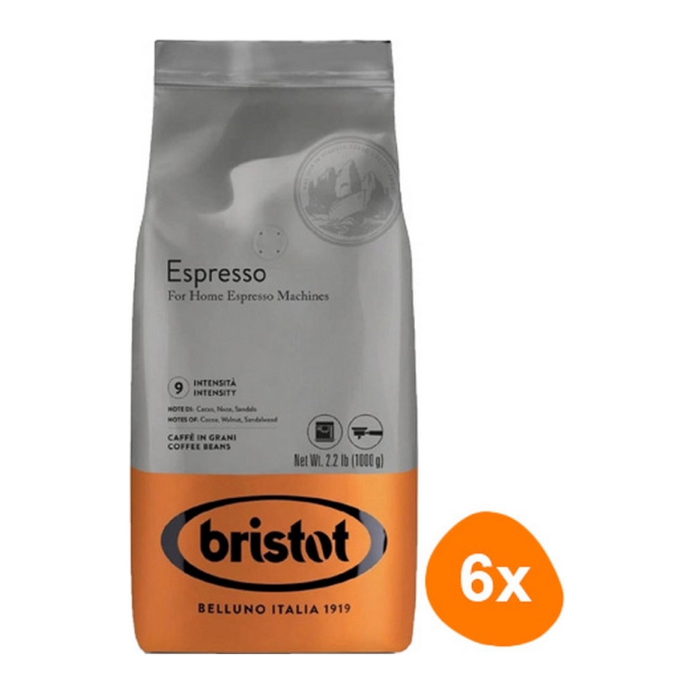 Bristot - Espresso Bonen - 6x 1kg