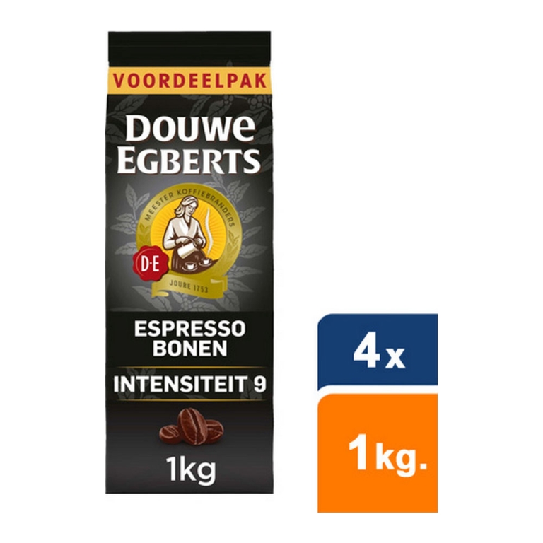 Douwe Egberts - Espresso Bonen - 4x 1kg