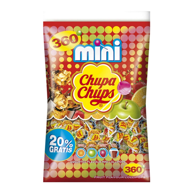 Chupa Chups - Lolly's Mini (Navulzak) - 360 stuks