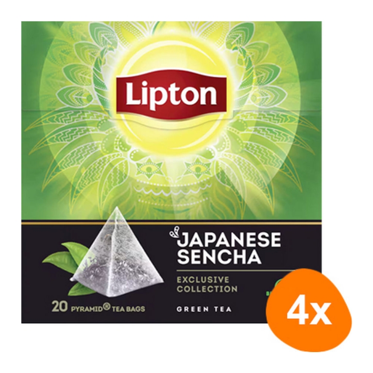 Lipton - Groene Thee Japanese Sencha - 4x 20 zakjes