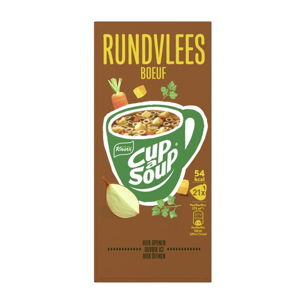 Knorr - Cup-A-Soup Rundvlees - 21 x 175 ml