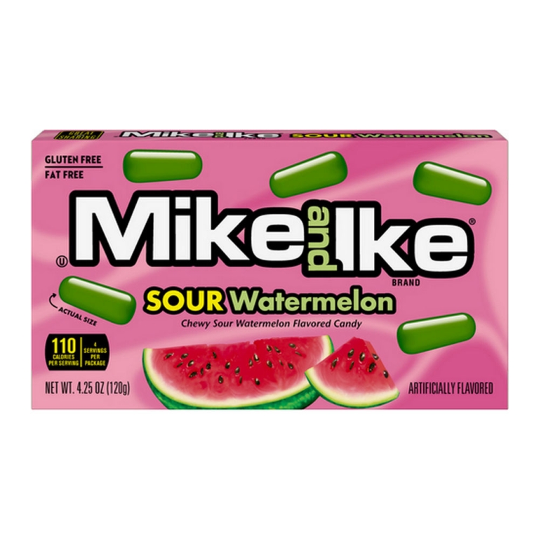 Mike And Ike - Sour Watermelon - 12x 120g