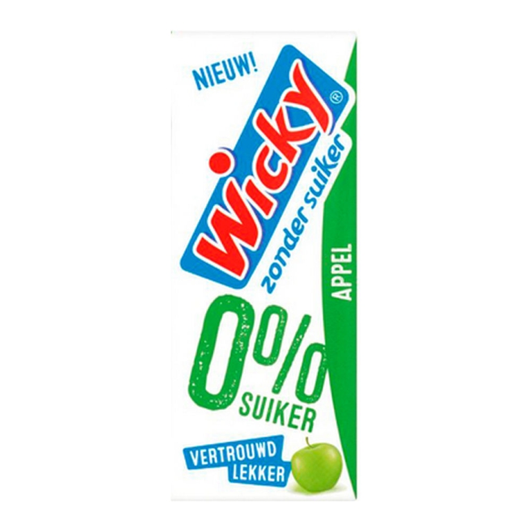 Wicky - Drink Appel 0% Suiker 6-pack - 5x 20cl