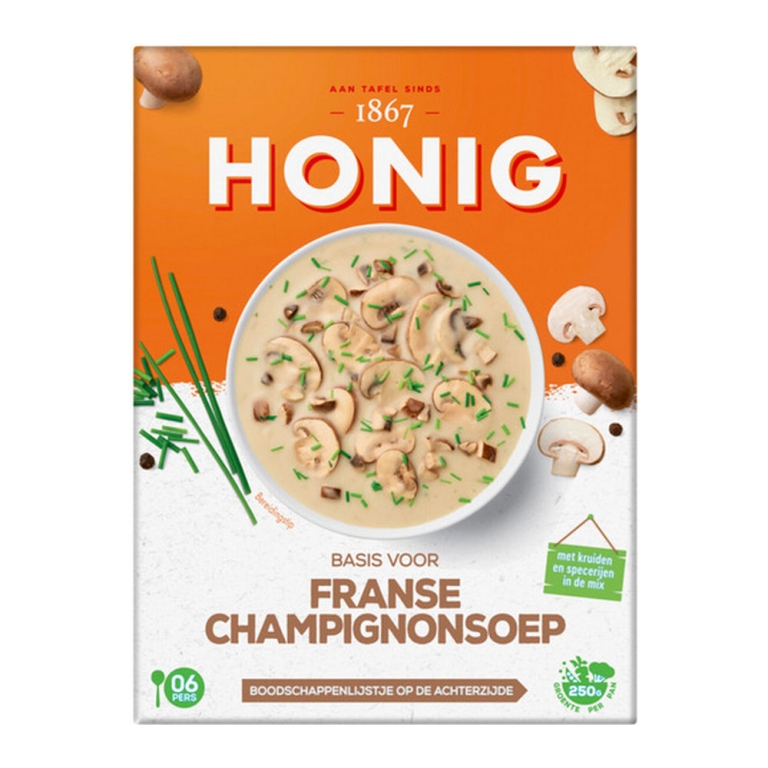 Honig - Franse Champignonsoep - 12x 107g