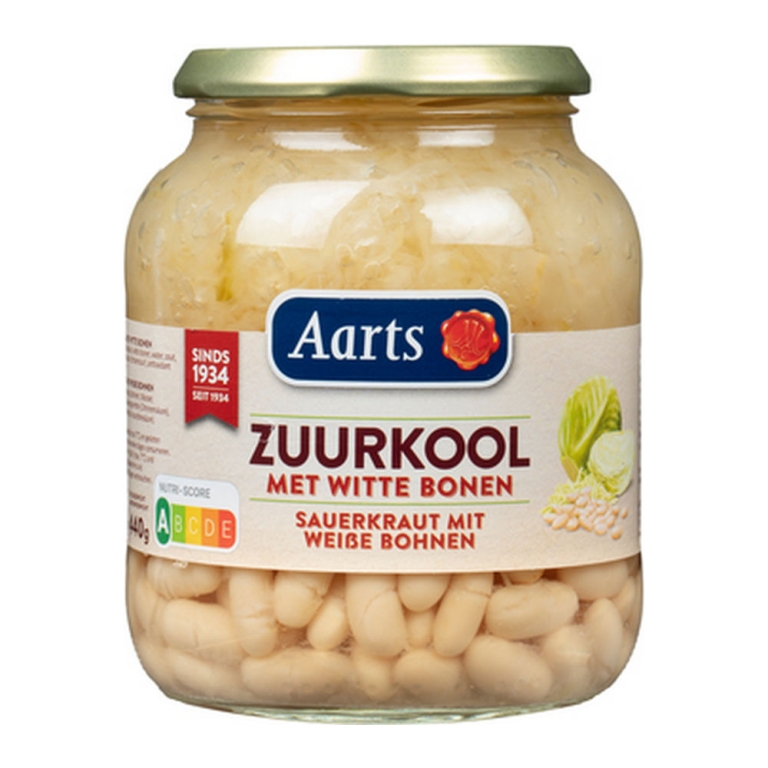 Aarts - Zuurkool/Witte Bonen (glas) - 6x 720ml