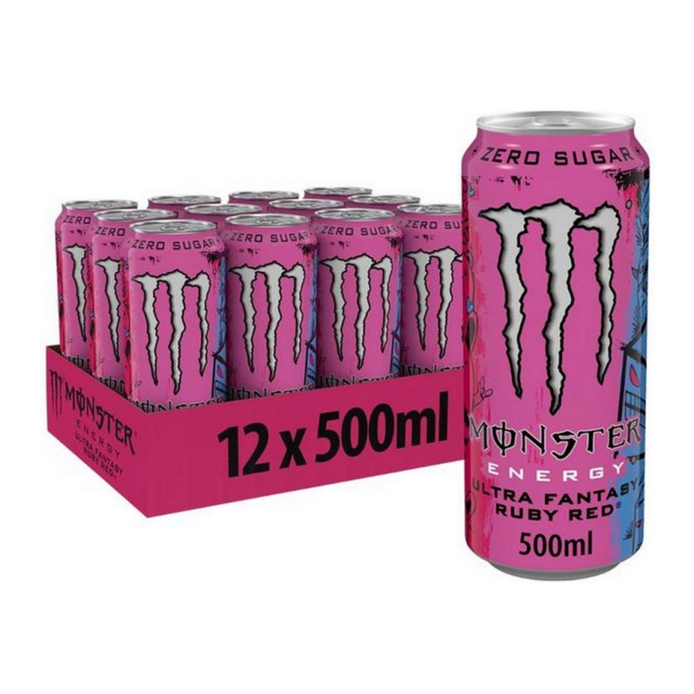 Monster - Ultra Fantasy Ruby Red Blik - 12x 0,5ltr