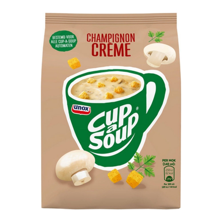 Cup-a-soup - Unox Vendingzak Champignon 40-porties - Per stuk