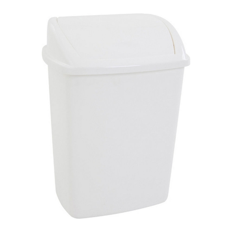 Swing-fix - Afvalbak Met Swingdeksel Wit - 26ltr
