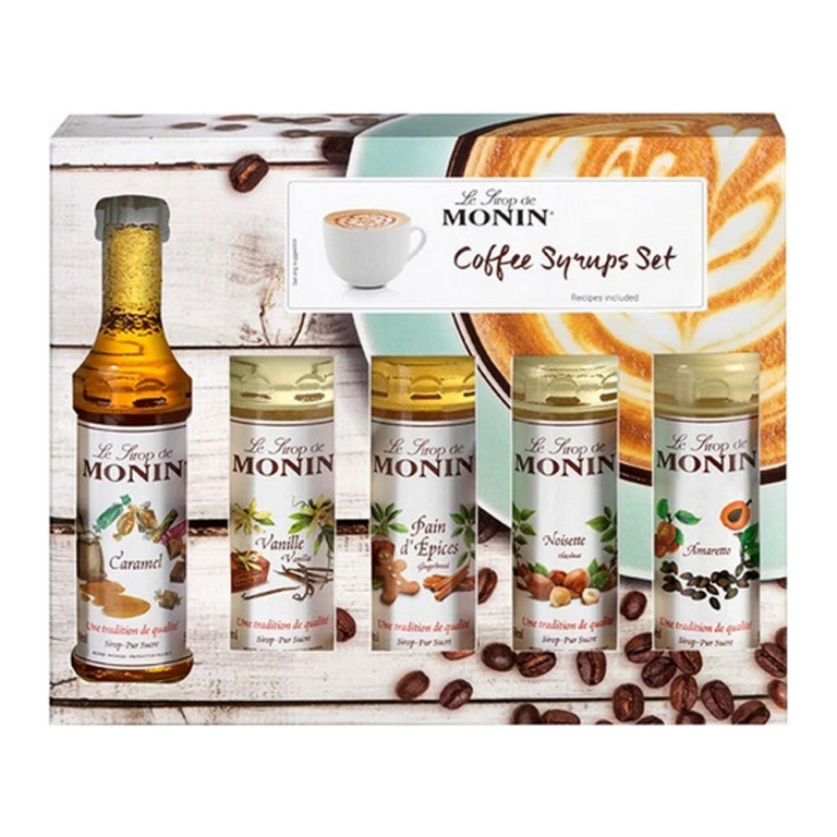 Monin - Koffiesiropen geschenkset - 5x 50ml