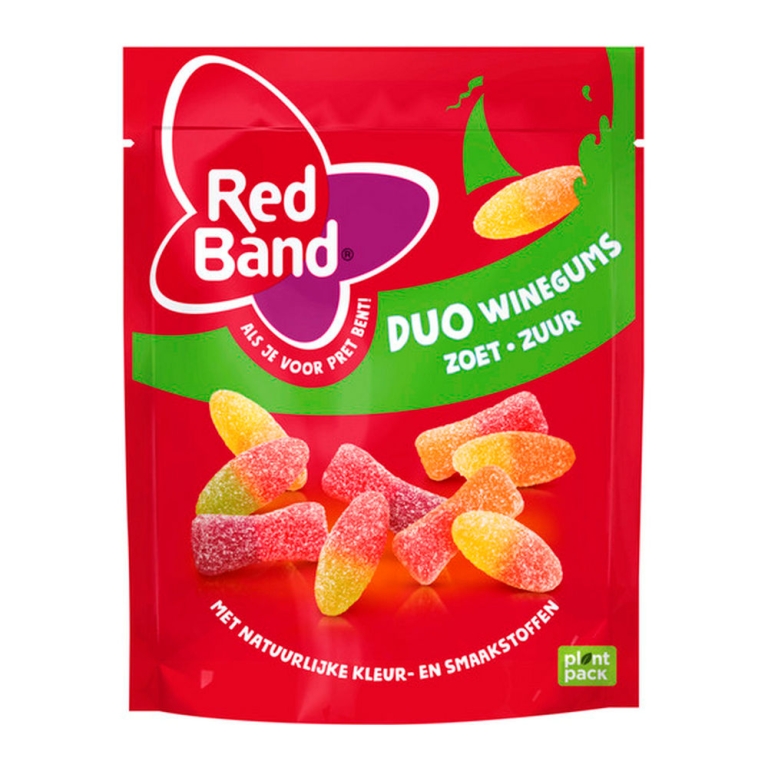 Red Band - Duo Winegums Zoet Zuur - 10x 215g