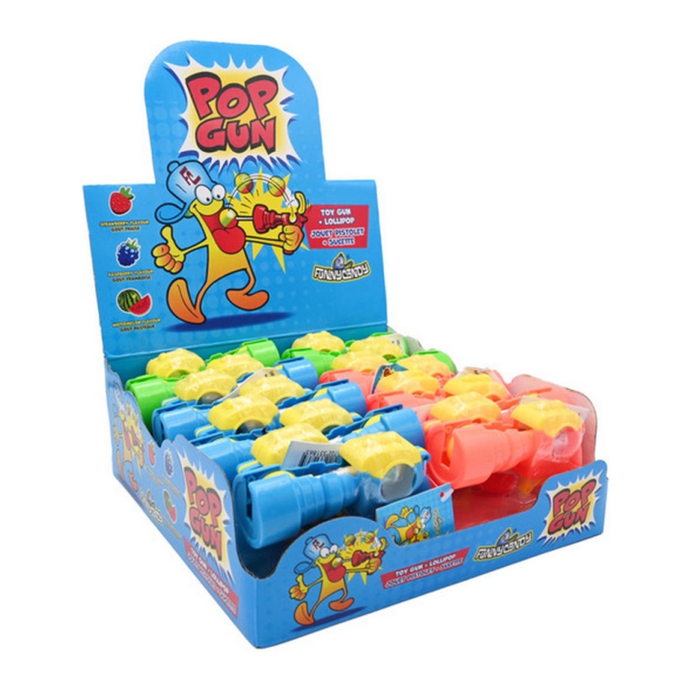 Funny Candy - Pop Gun - 16 stuks