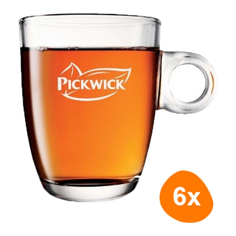 Pickwick - Theeglas 260ml - 6 stuks