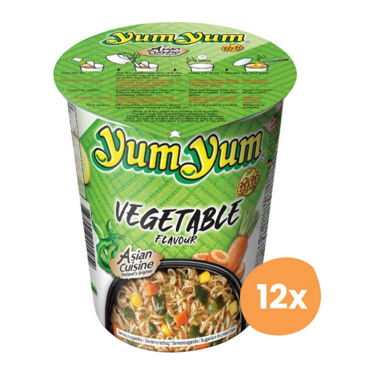 Yum Yum | Groenten Noedels Cup | 12 x 70 gram
