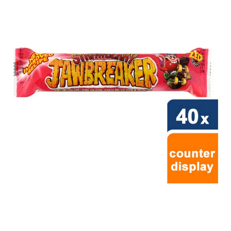 Zed Candy - Jawbreaker Strawberry - 40x 5 stuks