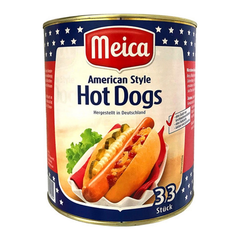 Meica - American Style Hot Dogs - 33 worstjes