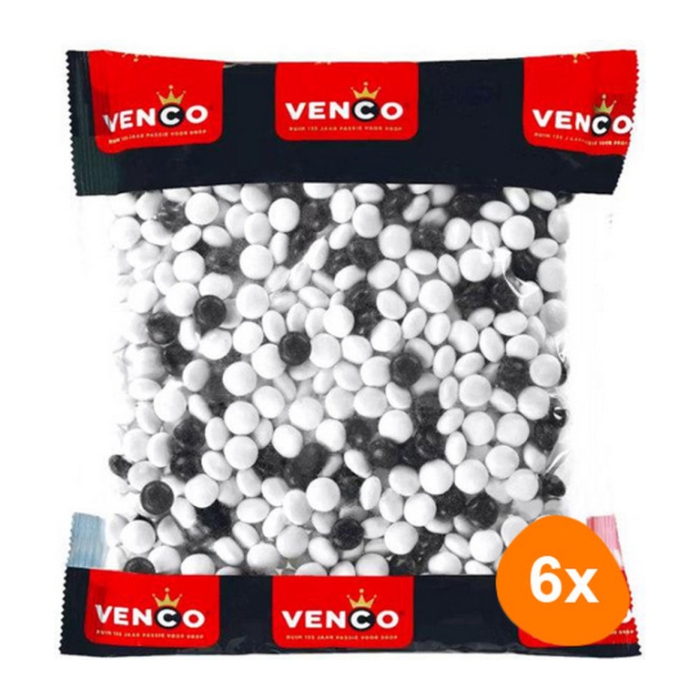 Venco - Zwart Witjes - 6x 1kg