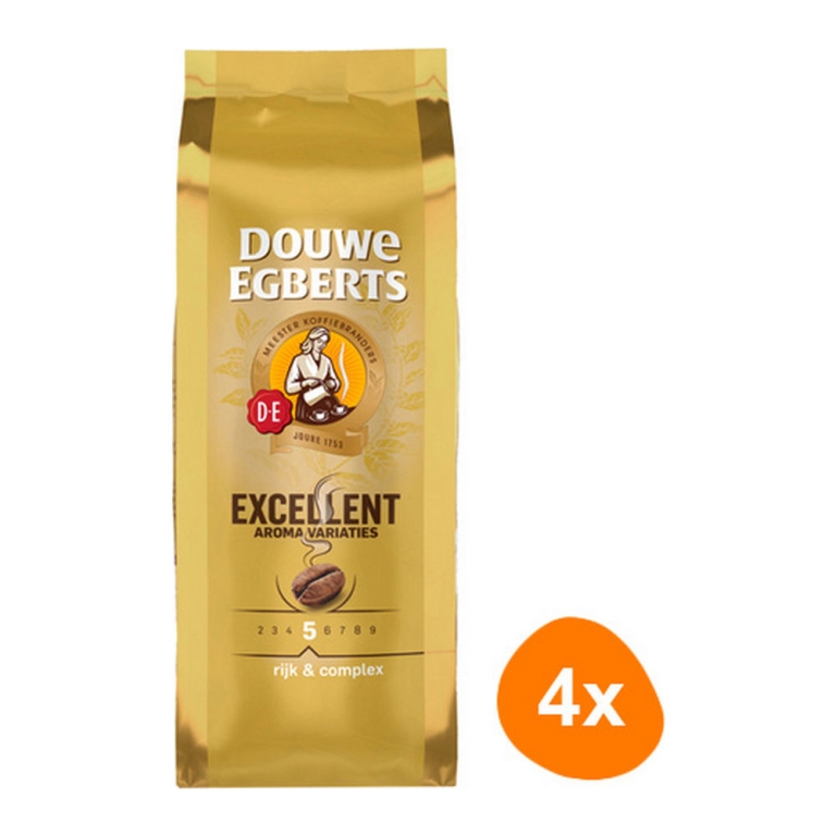 Douwe Egberts - Excellent Aroma Variaties Bonen - 4x 500g