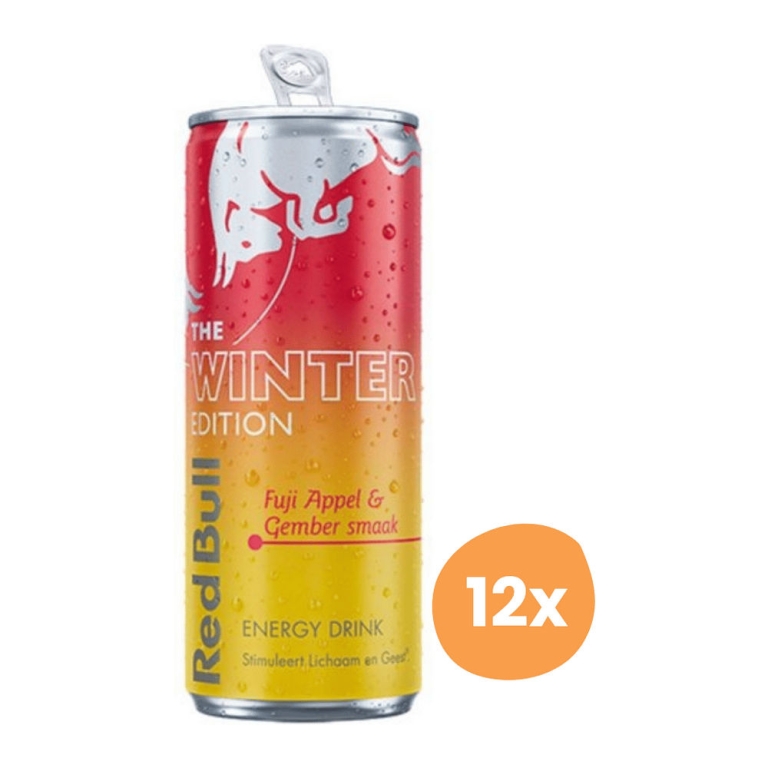 Red Bull - Winter Edition - 12x 250ml | THT Eind Augustus