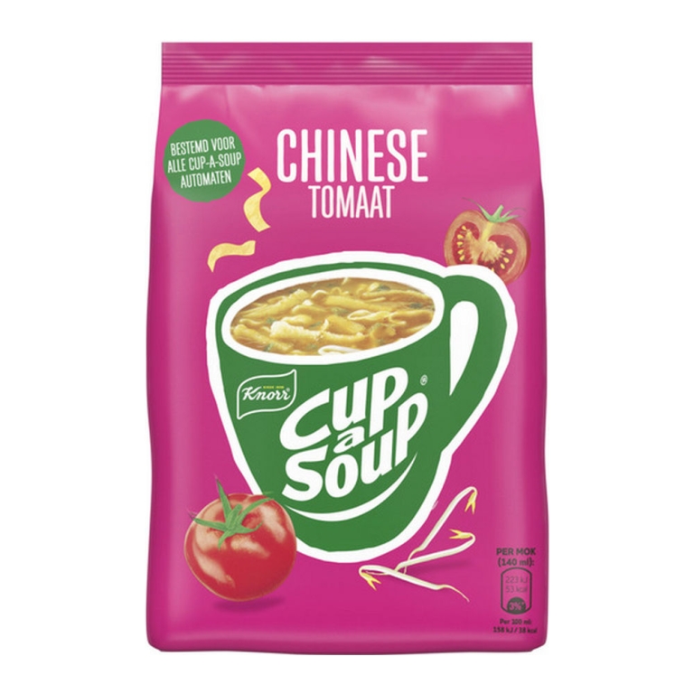Knorr - Cup-a-soup Vending Chinese Tomaat 40-porties - Per stuk