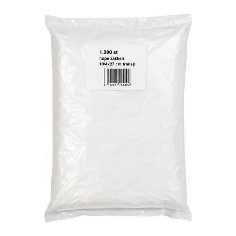 Boterhamzakjes LDPE 10/4x27cm T8 - 1000x