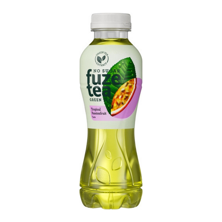 Fuze Tea - Green Tea Tropical Passiofruit No Sugar PET - 6x 0.4l