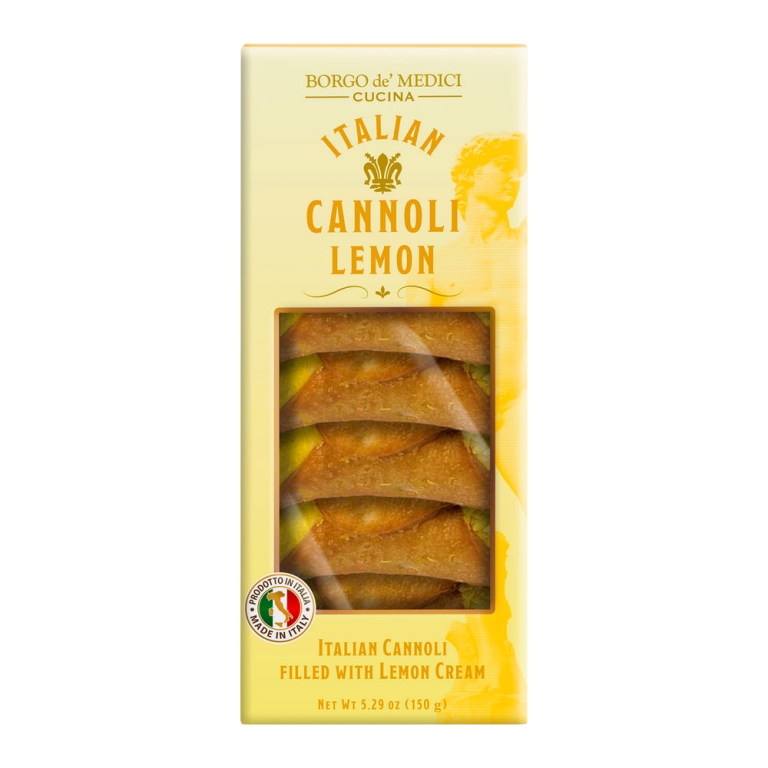 Borgo de' Medici - Cannoli Lemon Cream - 8 x 150 gram