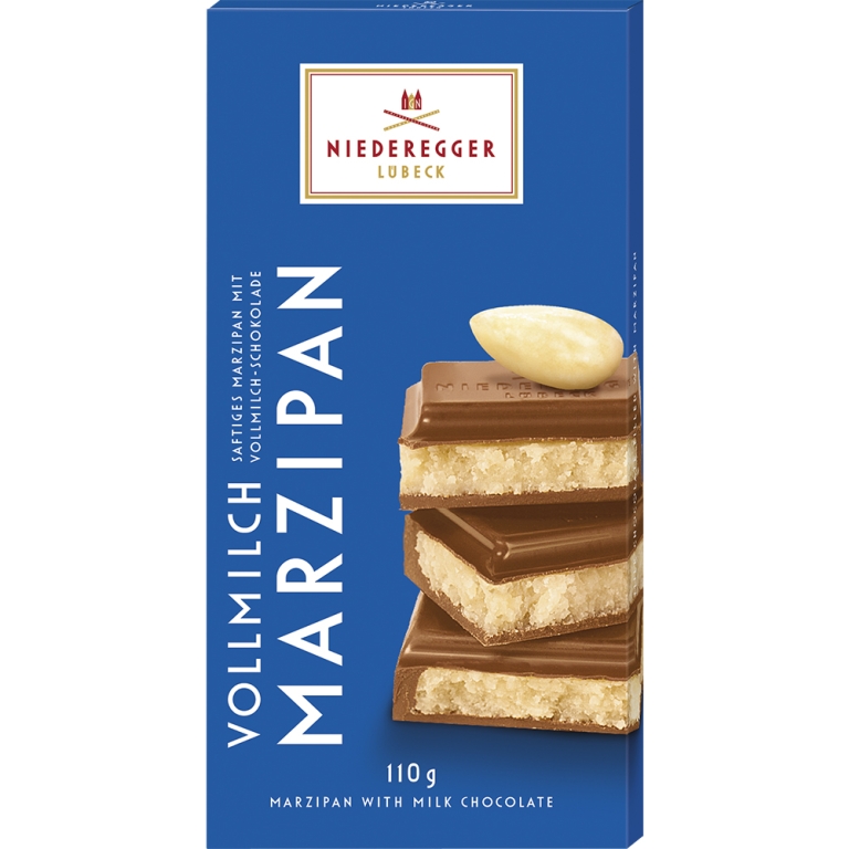 Niederegger - Marsepein Melkchocolade - 10 x 110 gram