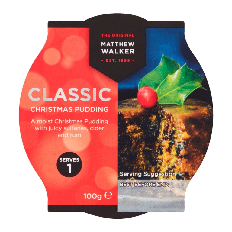 Matthew Walker - Class Christmas Pudding - 36 x 100 gram