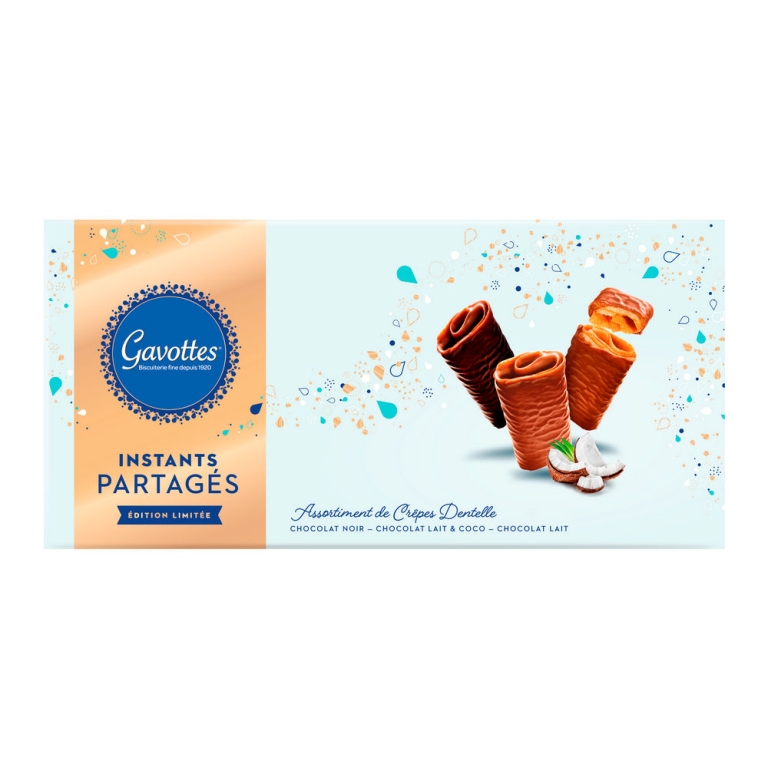 Gavottes - Assortiment Crêpes Dentelle Witte Doos - 12 x 240 gram