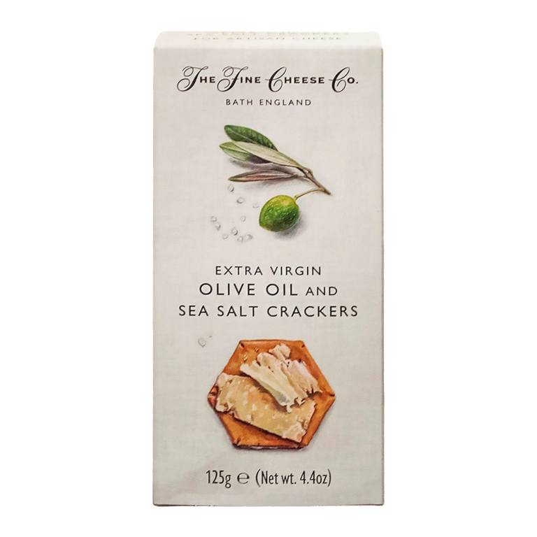 The Fine Cheese Company - Olive Oil & Sea Salt Crackers Doos - 6 x 125 gram