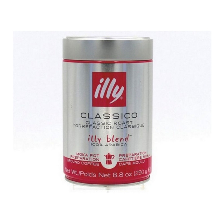 Illy - Classico Moka Intenso Gemalen Blik - 6x 250g