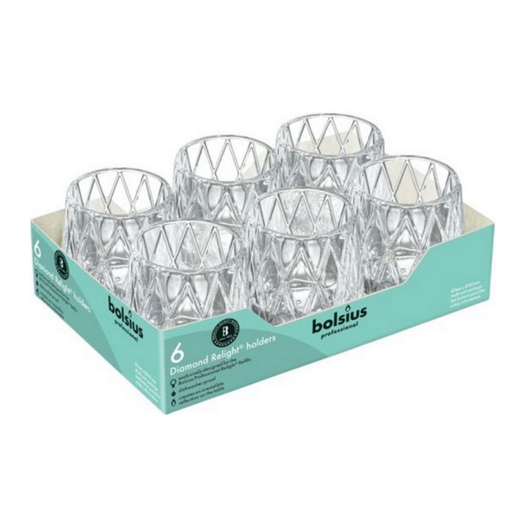 Bolsius - Professional Relight Houder Diamond - 6x