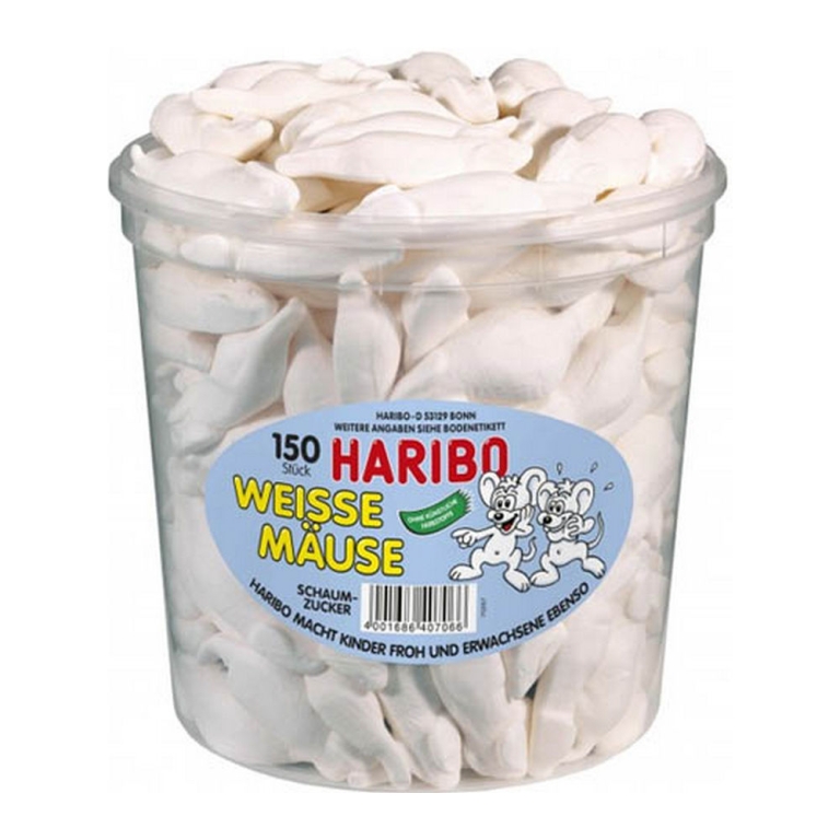 Haribo - Witte muizen - 150 stuks