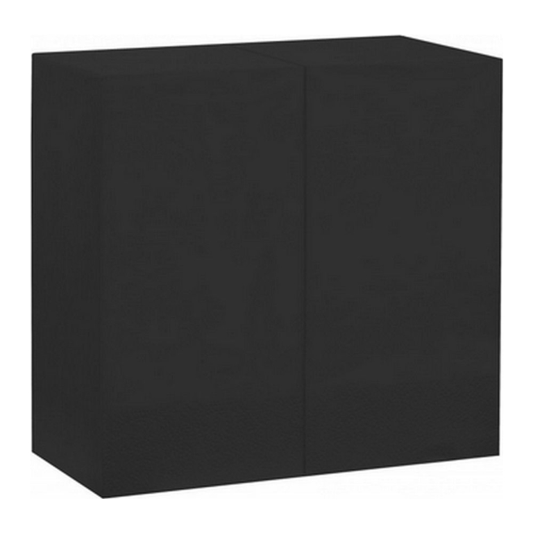 Servetten 2-laags - 1/8 vouw - Zwart - 33x33cm - 48x50 stuks